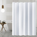 AiQInu White Shower Curtain | 180x180cm Waterproof Anti-Mould Polyester