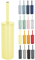 Spirella Akira Matte Yellow Toilet Brush with Stainless Steel Holder