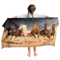 Quick Drying Microfiber Bath Towel – Sand Free Horse Design