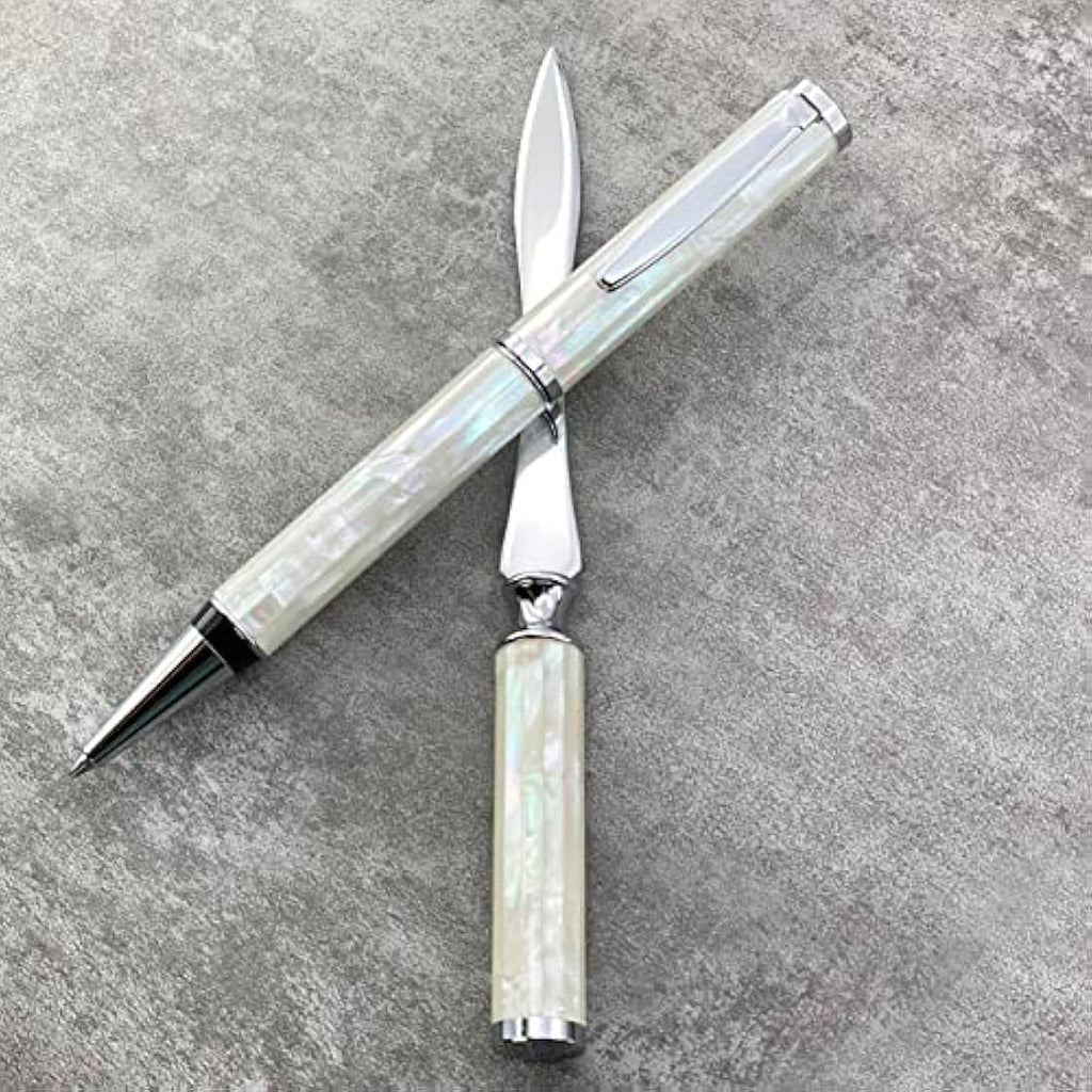 LACHIEVA LUX Mother of Pearl Ballpoint Pen & Letter Opener Gift Set