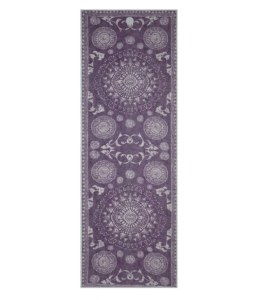 Yogitoes Non-Slip Yoga Mat Towel – Quick-Dry Microfiber, 71 Inch