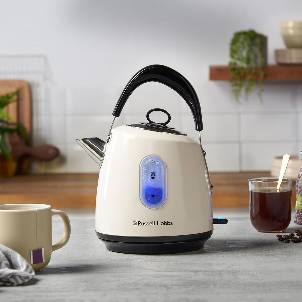 Russell Hobbs Stylevia Electric Kettle | 1.5L Fast Boil – Sage Green