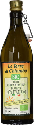 Le Terre Di Colombo Organic Extra Virgin Olive Oil - 0.75L Italian EVOO