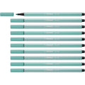 STABILO Pen 68 Premium Fibre-Tip Pens | Pack of 10 | Eucalyptus Green