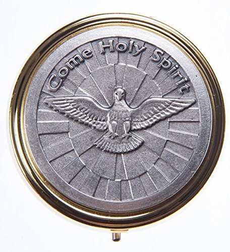 Holy Spirit Communion Pyx - 6.5cm Diameter for Priests