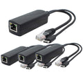 ANVISION 4-Pack Gigabit PoE Splitter – 5V 2.4A USB-C IEEE 802.3af