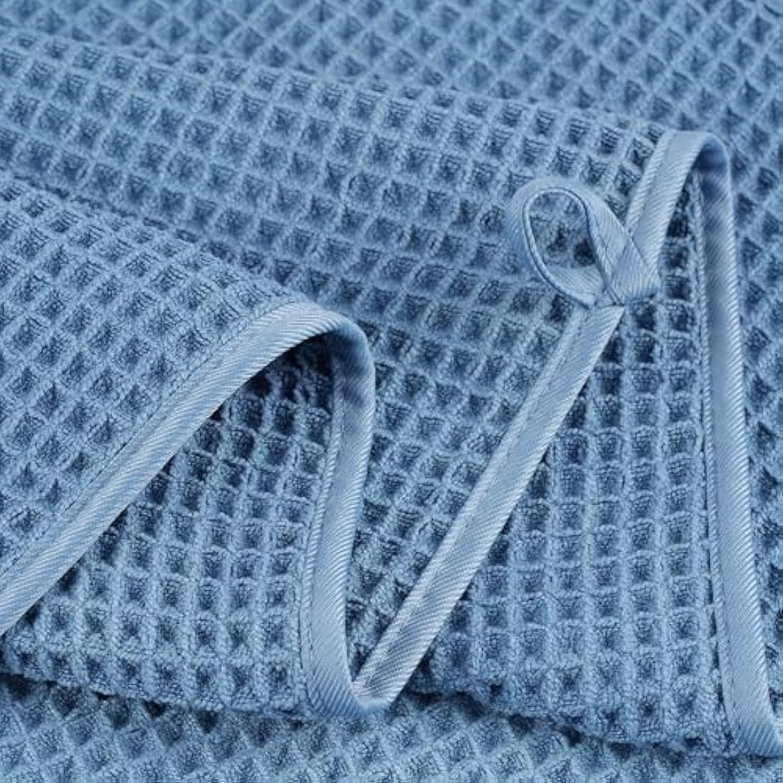 Polyte Microfibre Bath Sheet Set – Quick Dry Waffle Weave, 2 Pack