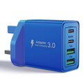 Aioneus 40W USB C Fast Charger | 4-Port PD Power Adapter for iPhone 16-12