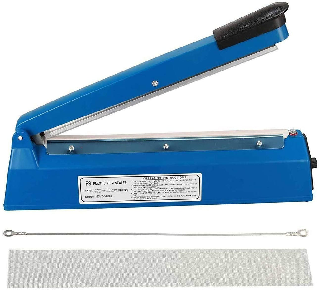 12" Impulse Heat Sealer – 8 Modes for Plastic & Poly Bags