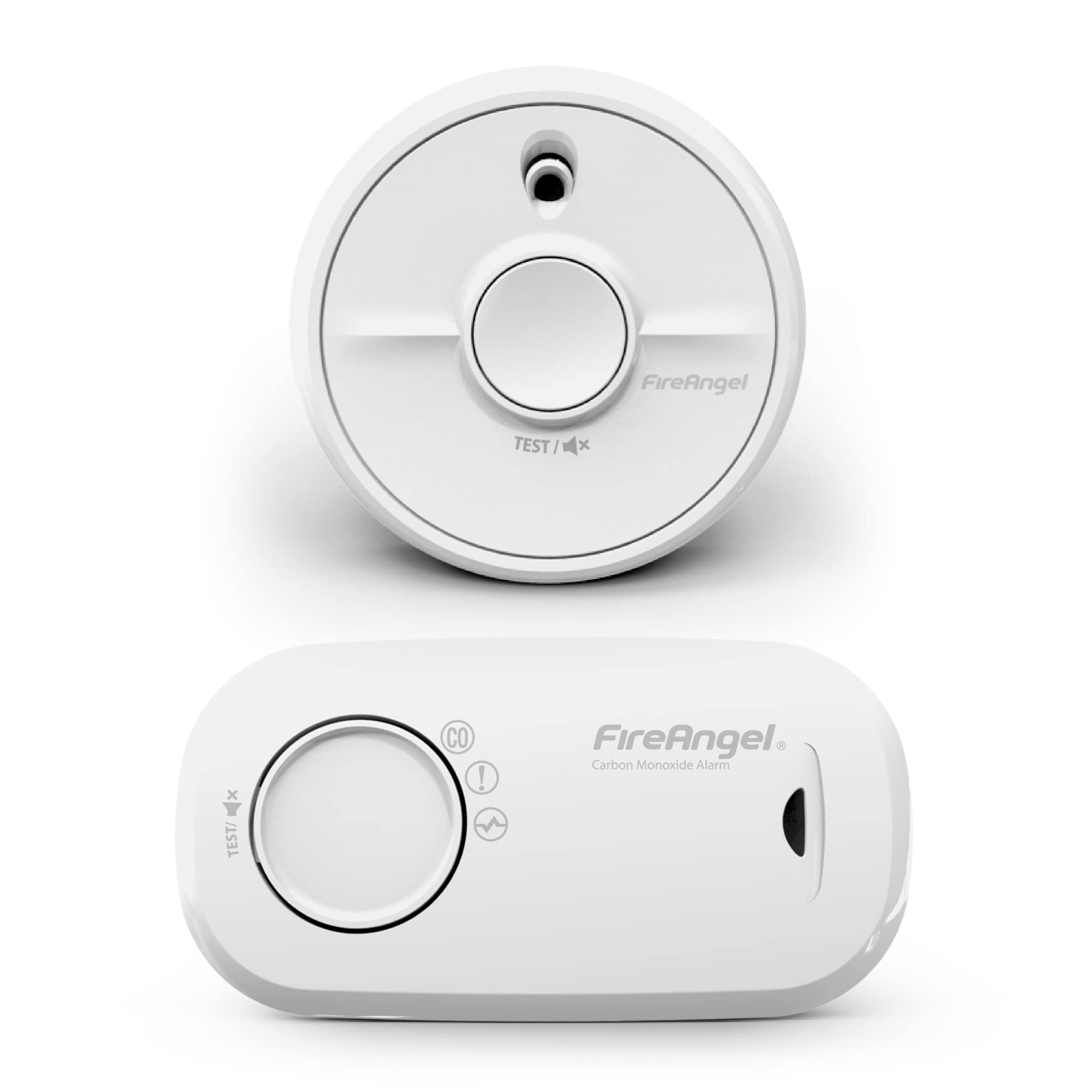 FireAngel Smoke & Carbon Monoxide Alarm 2-Pack | 10-Year CO Detector