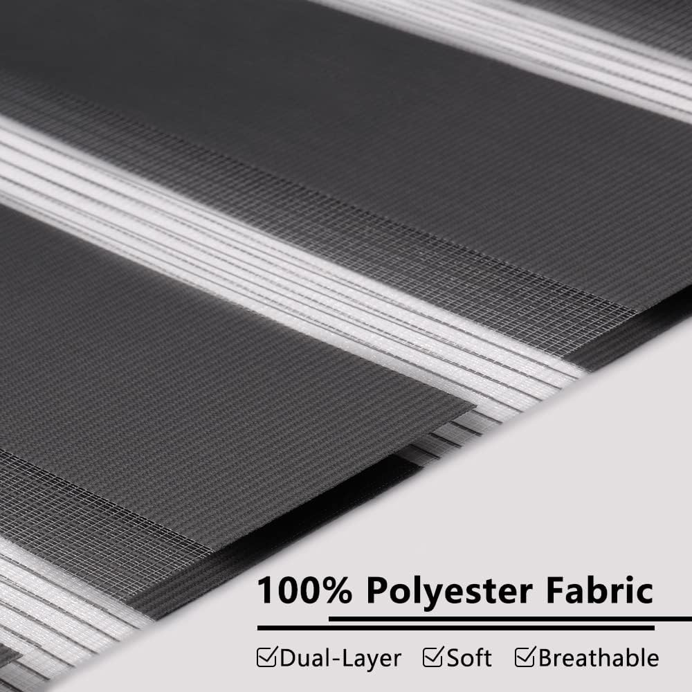 Kokorona Zebra Roller Blinds | Day and Night Light Filtering – 95x230cm