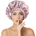 Necole 22 Momme Mulberry Silk Hair Bonnet | Double Layer Sleep Cap
