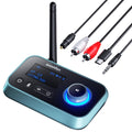 SOOMFON Bluetooth 5.0 TV Transmitter Receiver | Dual Link & Optical
