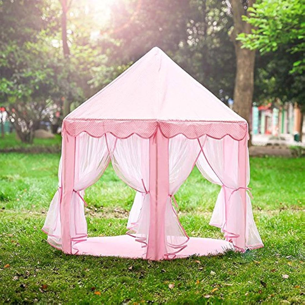 Jolof Store Kids Princess Castle Tent – Large Hexagon Indoor Playhouse