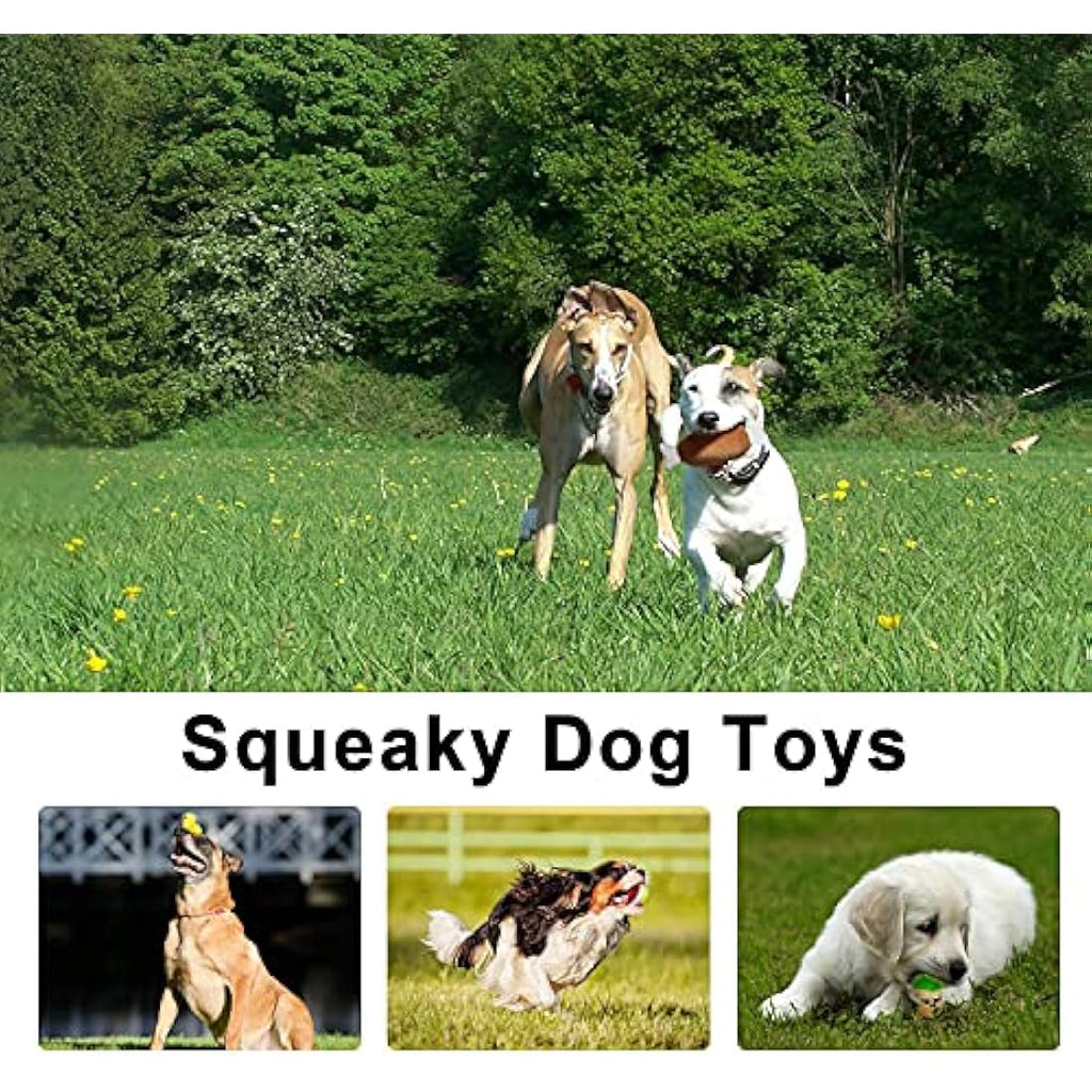 Legend Sandy 14-Pack Squeaky Plush Dog Toys for Small Puppies