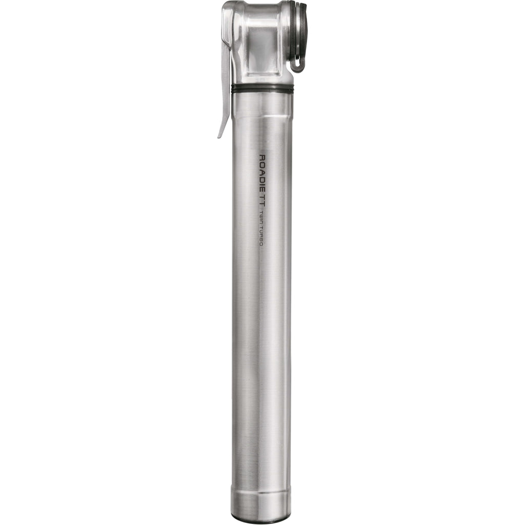 Topeak Roadie TT Mini Pump – Silver Aluminum Portable Presta Bike Pump