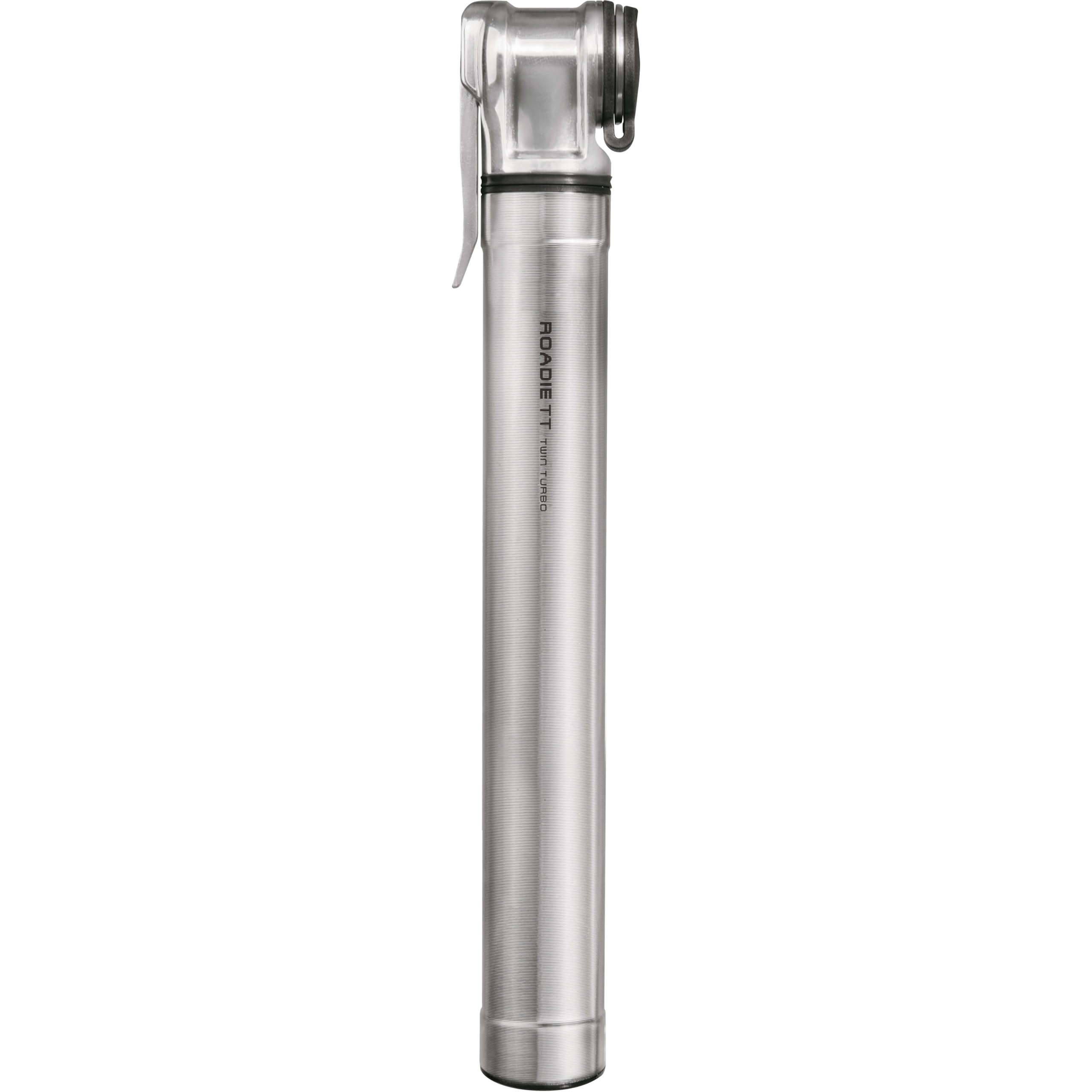 Topeak Roadie TT Mini Pump – Silver Aluminum Portable Presta Bike Pump