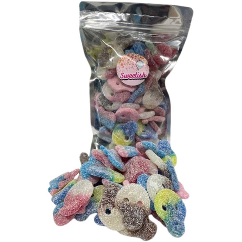 Sweetish Fizzy Sour Skulls Mix – 1kg Bulk Pouch Pick and Mix Sweets