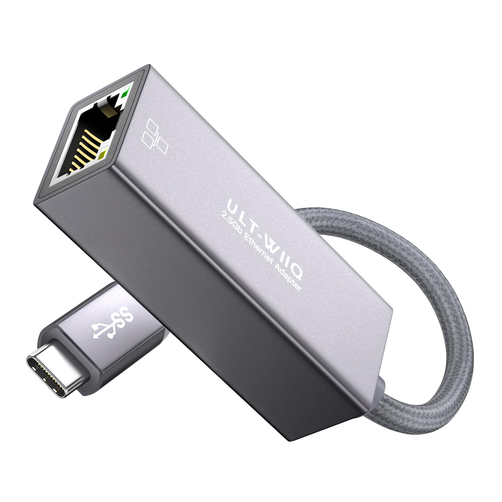 ULT-WIIQ USB C to 2.5Gb Ethernet Adapter | RJ45 LAN for Thunderbolt 4/3