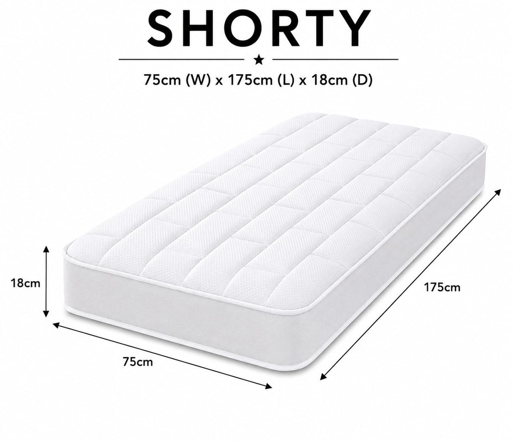 Starlight Beds White Tile Shorty Mattress - 75x175x18cm - image 3