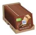 Ritter Sport Butter Biscuit Milk Chocolate Bar, 100g (Pack of 11)