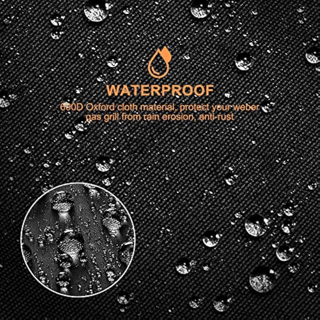 Jolof Store Grill Cover for Weber Traveler – Waterproof 600D Oxford Bag