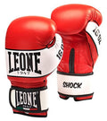 Leone 1947 Shock Boxing Gloves – Professional Leather – Red, 16 oz