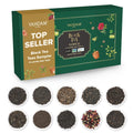 VAHDAM Assorted Black Tea Loose Leaf Gift Set - 10 Flavors, 50 Servings