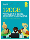 EE Pay As You Go Data SIM Card – 120GB Prepaid UK SIM – 12 Months