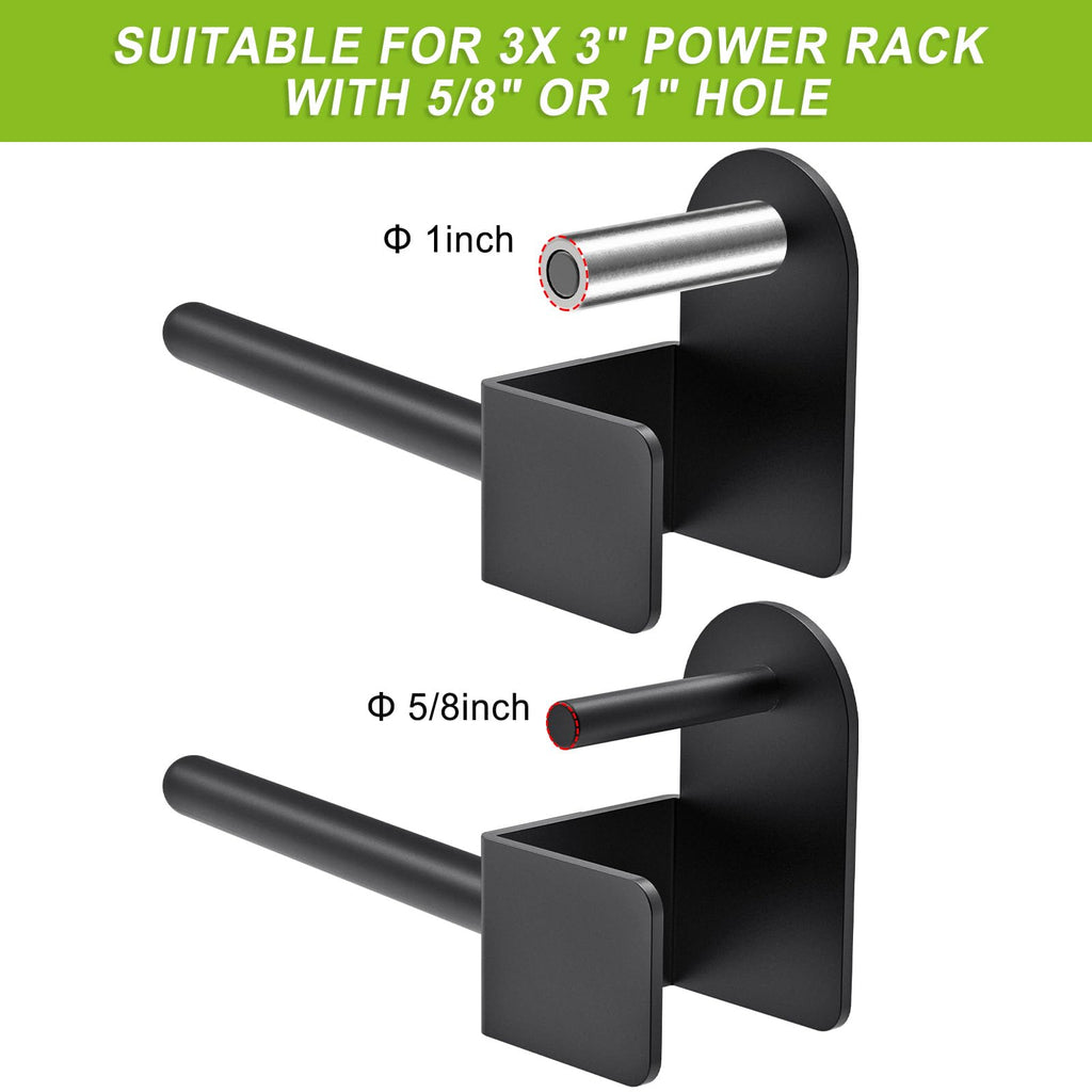 Kipika Power Rack Weight Plate Holders - Heavy-Duty Steel for 3x3 Racks