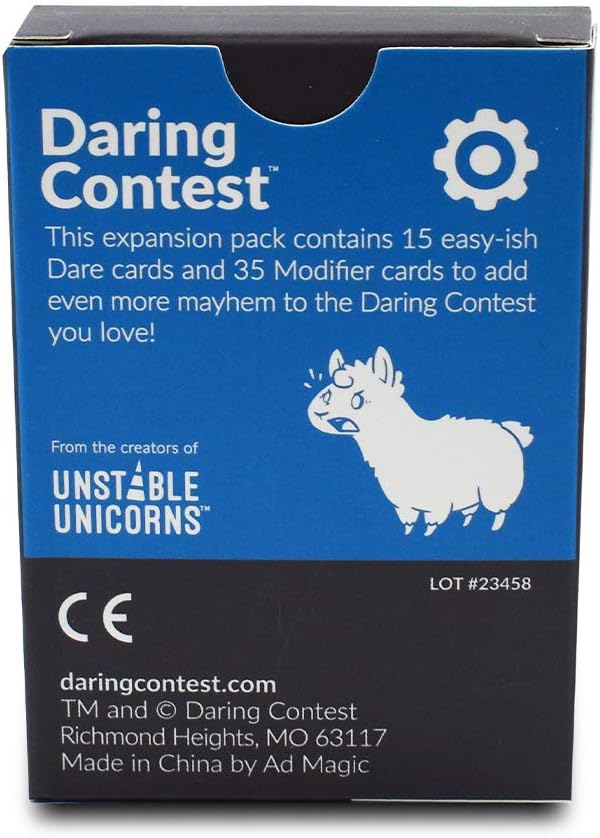 Daring Contest Modifier Expansion Card Game by TeeTurtle | Ages 18+