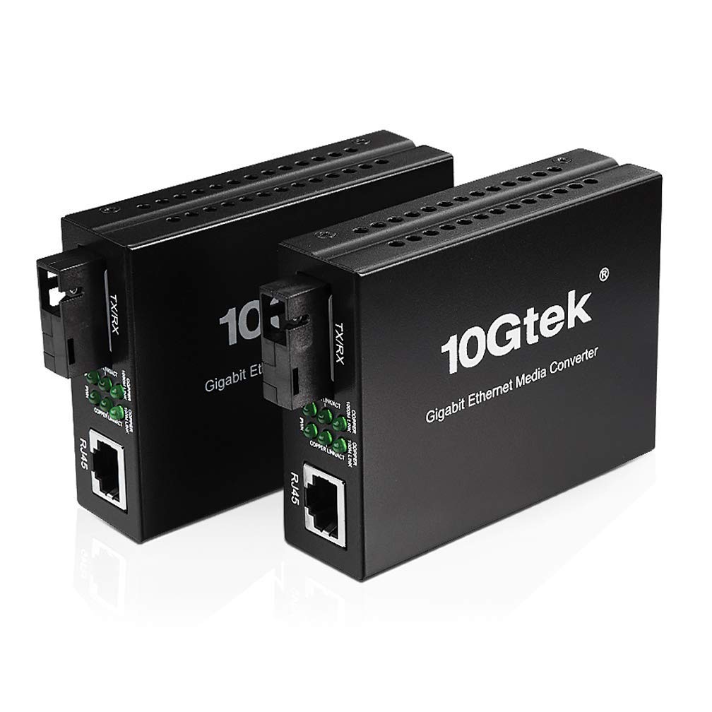H!Fiber.com Gigabit Ethernet Media Converter - 1.25G SFP to RJ45 20km