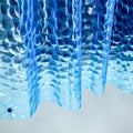 Ga-Geetopia Blue Water Cube EVA Shower Curtain Liner | 72x72 Magnetic