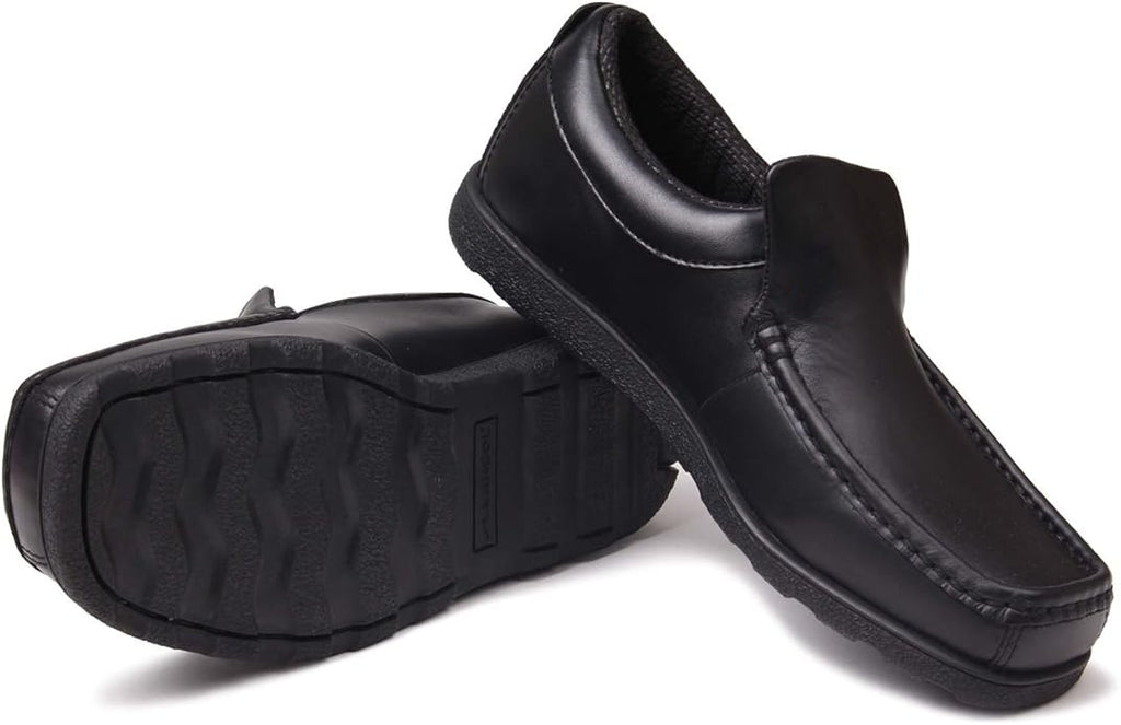 Kangol Waltham Men's Leather Slip-On Formal School Shoes – UK 5