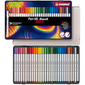 STABILO Pen 68 Brush Tip Markers - ARTY Tin of 30 Assorted Colours