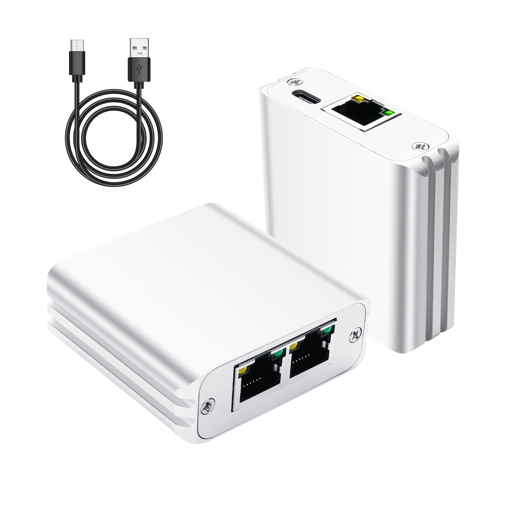 GINTOOYUN RJ45 Ethernet Splitter | 1000Mbps Gigabit Network Switch