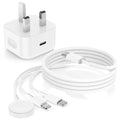 3-in-1 Fast Charger Cable | 20W USB-C to Lightning & iWatch
