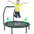 36'' Kids Trampoline with Handrail – Foldable Indoor Fitness