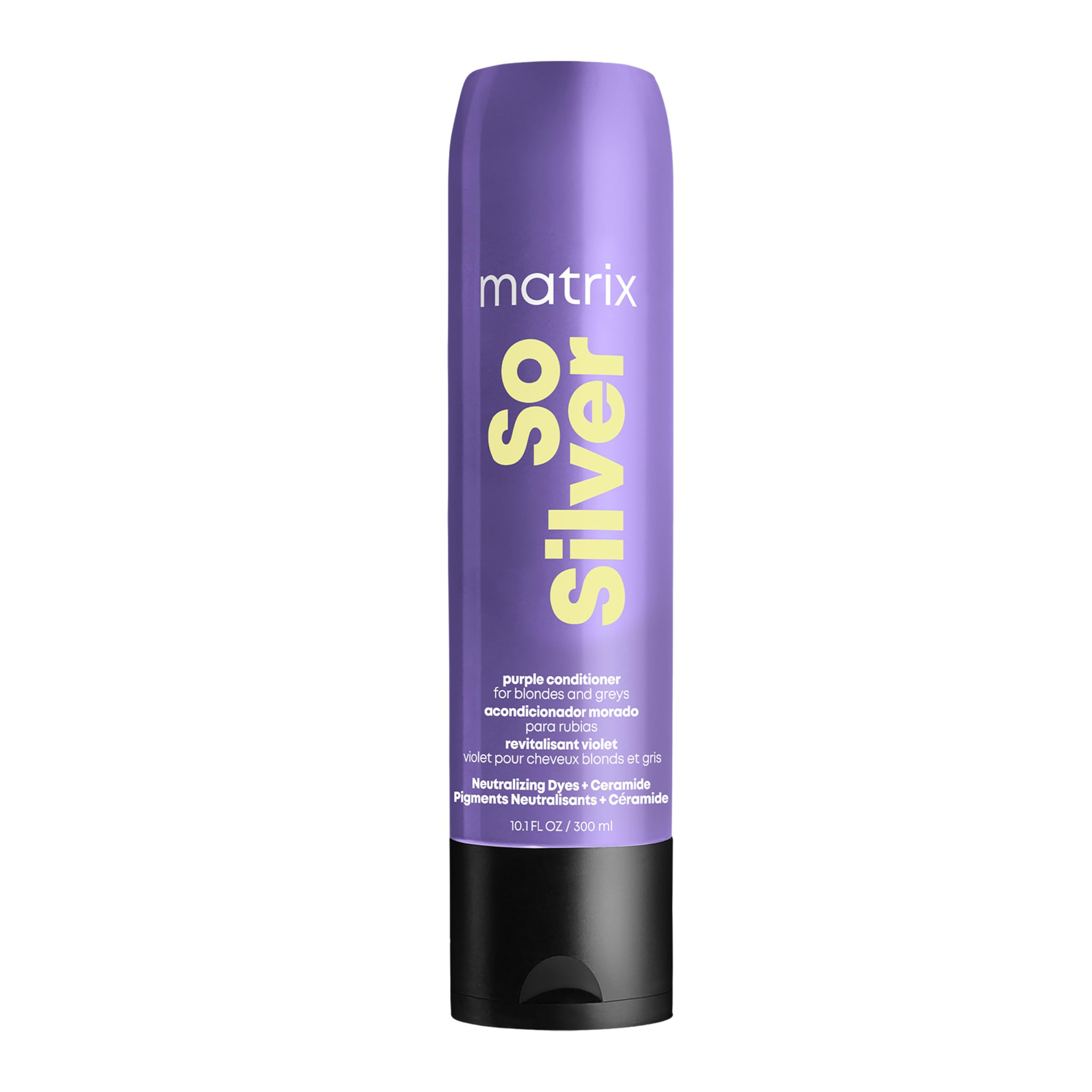 Matrix So Silver Purple Toning Conditioner for Blonde & Grey Hair, 300ml