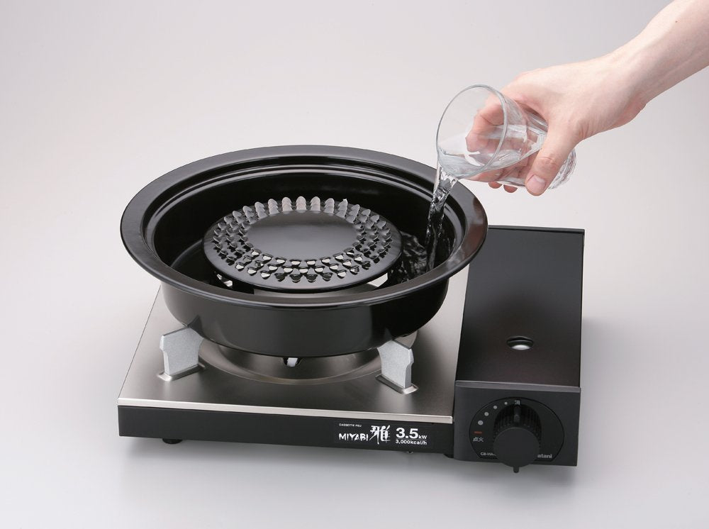 Iwatani Grilled Plate CB-P-AM3 – Enamel Steel Portable Gas Stove Grill