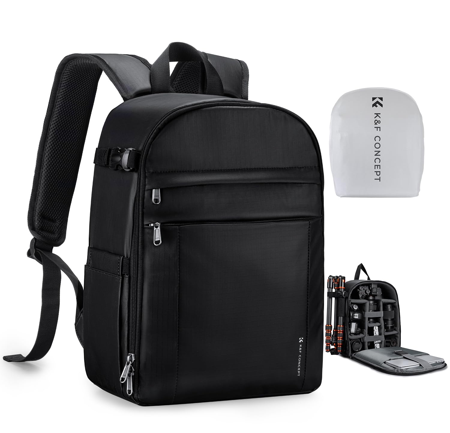 K&F Concept Camera Backpack | Waterproof DSLR Bag with Laptop Compartment