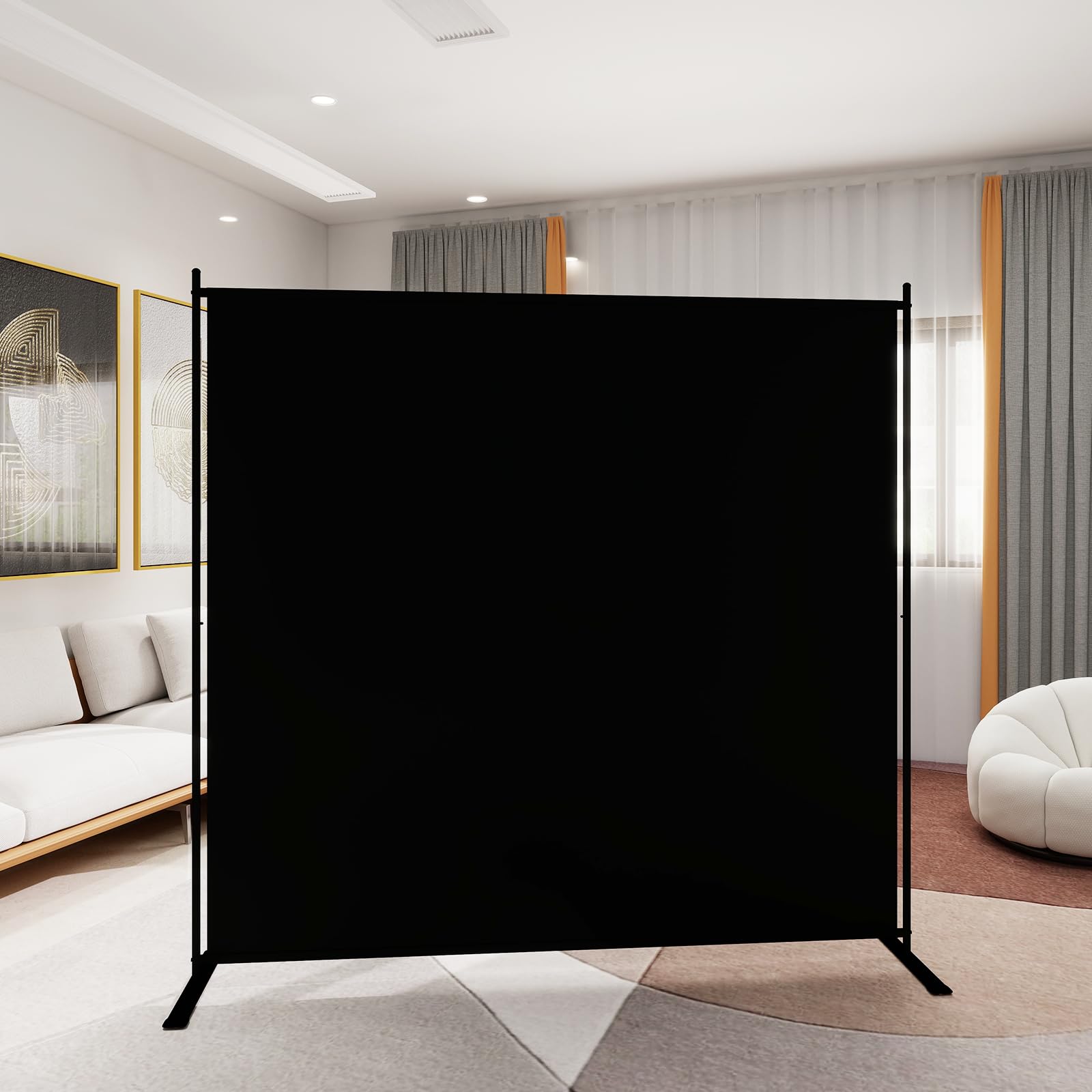 T&Jero 6ft Folding Room Divider – Portable Privacy Screen for Home & Office