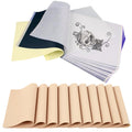 Emalla Tattoo Practice Set | 10 Fake Skins & 20 Stencil Papers Kit