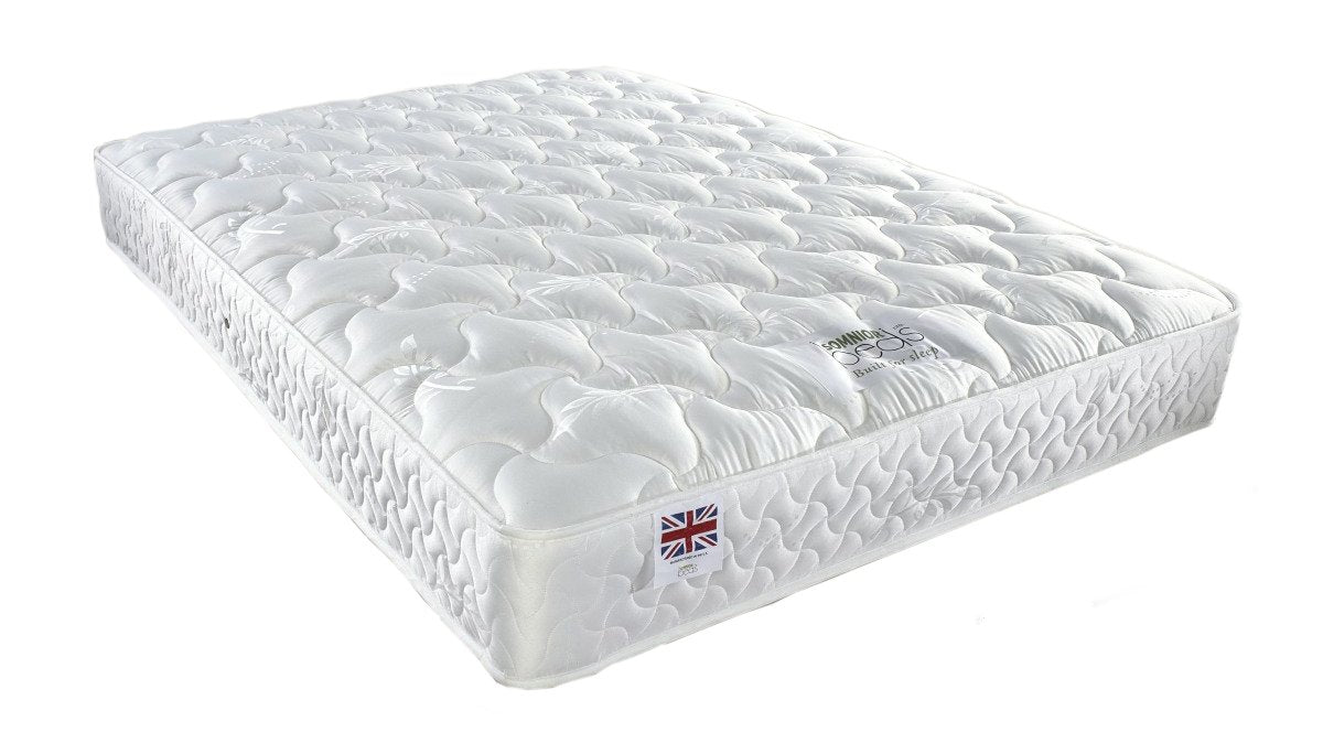 Somnior Beds Regal Quilted Mattress Comfort Sleep Solution, Silk, White, Full - image 1