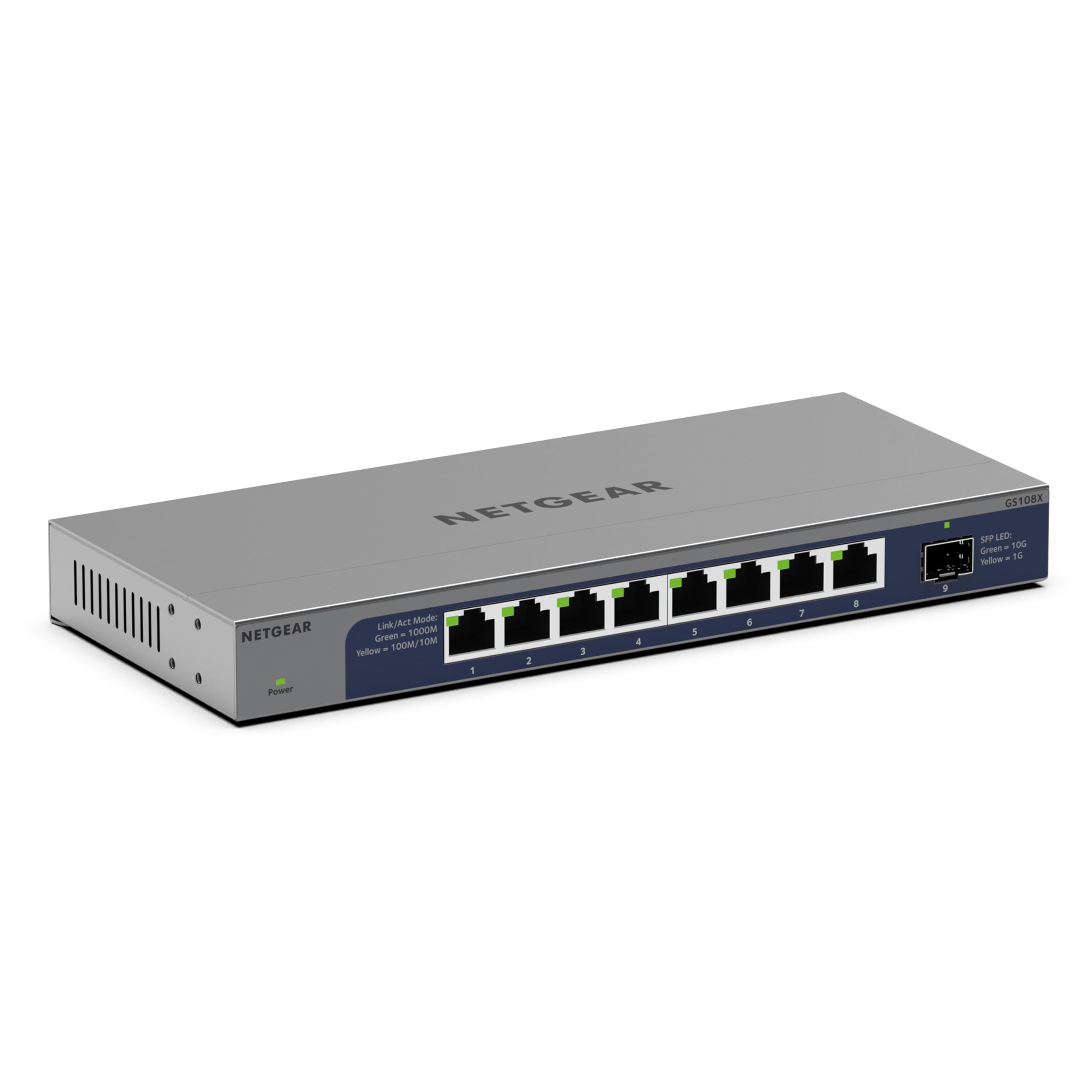 Netgear GS108X 8-Port Gigabit Unmanaged Switch with 10G SFP+ Port