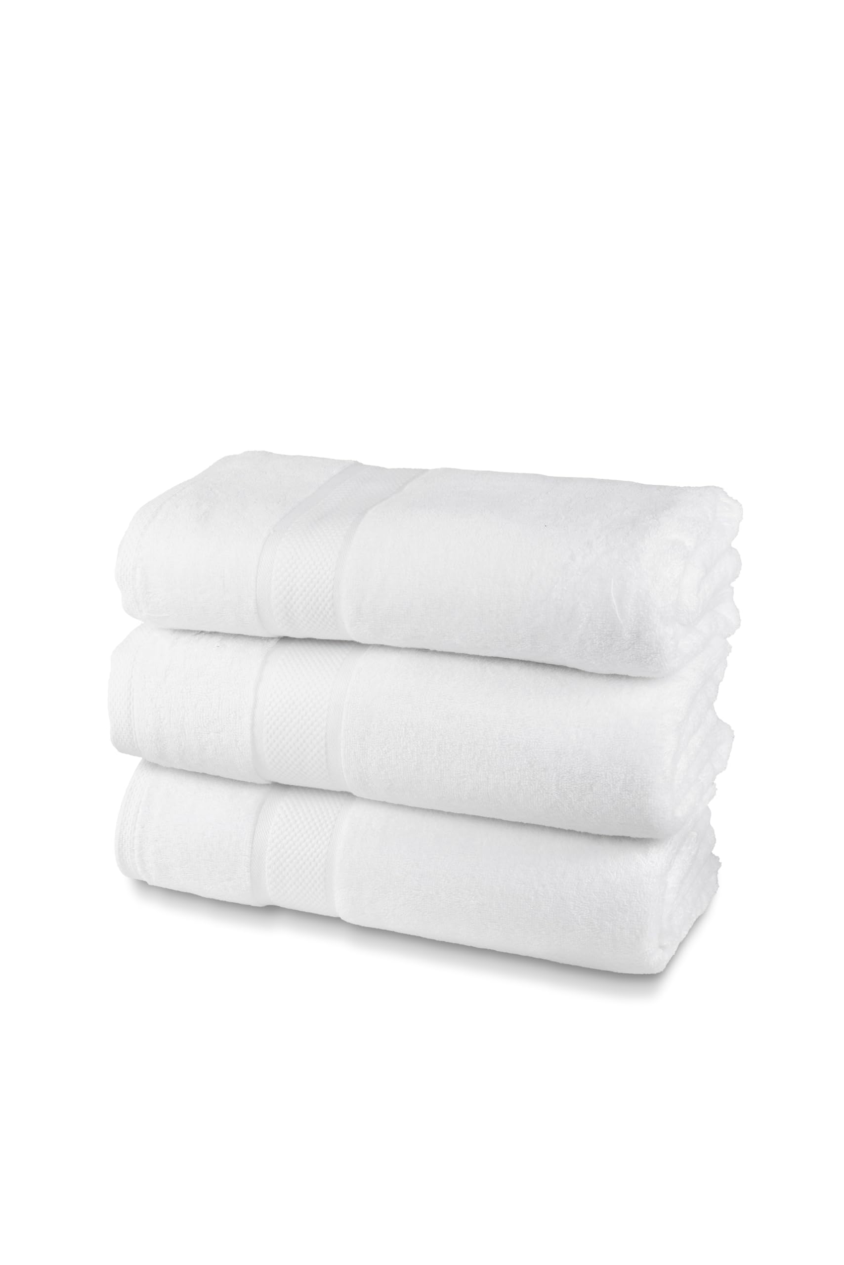 HH Hermet Hotellerie 100% Cotton Hotel Bath Towels - 550g/m² Set of 3
