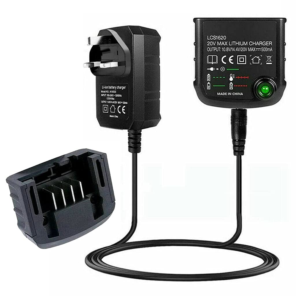 LCS1620 Lithium-Ion Battery Charger for Black and Decker 20V Batteries