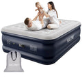 NALONE Queen Air Mattress with Built-in Pump – Self-Inflating Guest Bed