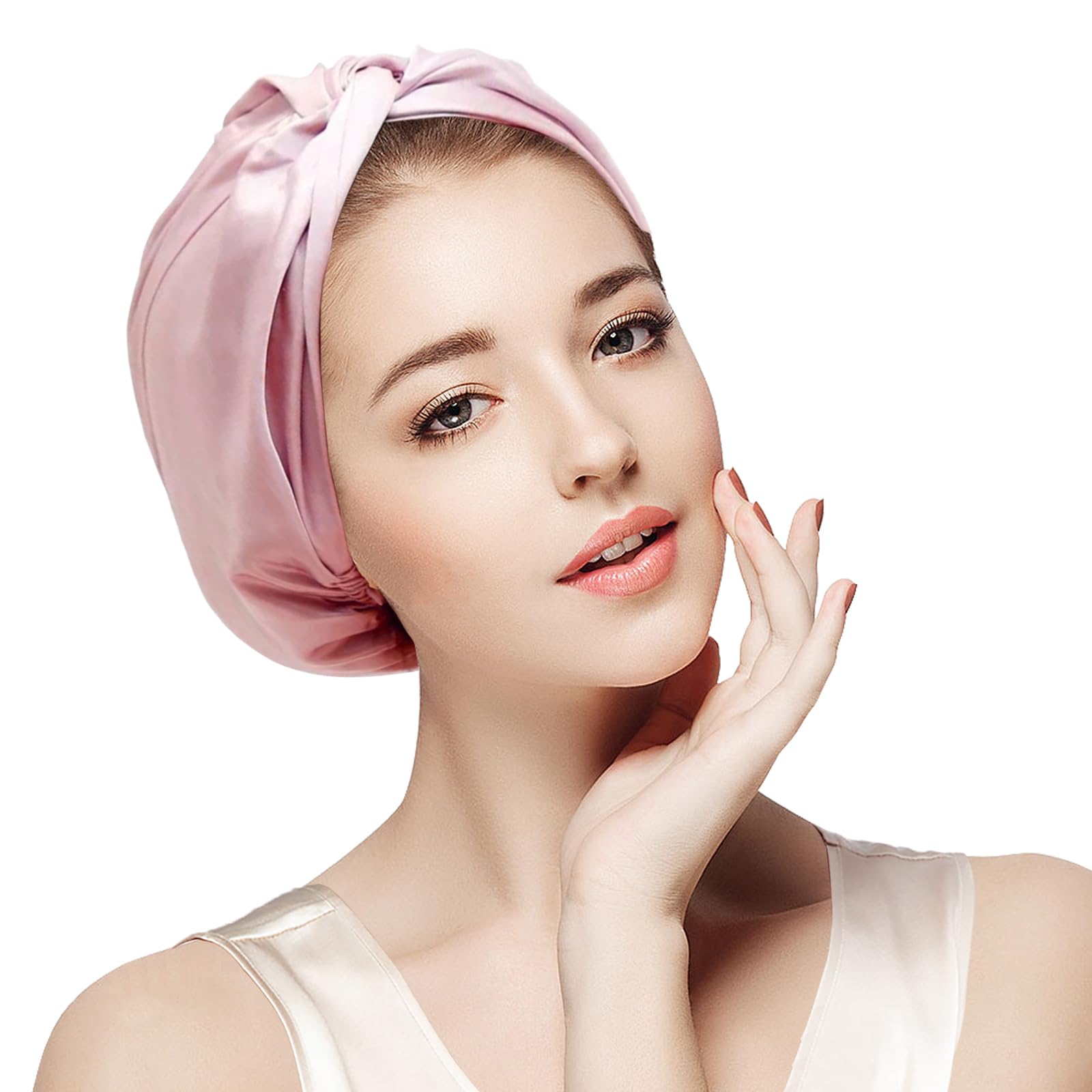 22 Momme Pure Mulberry Silk Sleep Cap | Double Layer Bonnet