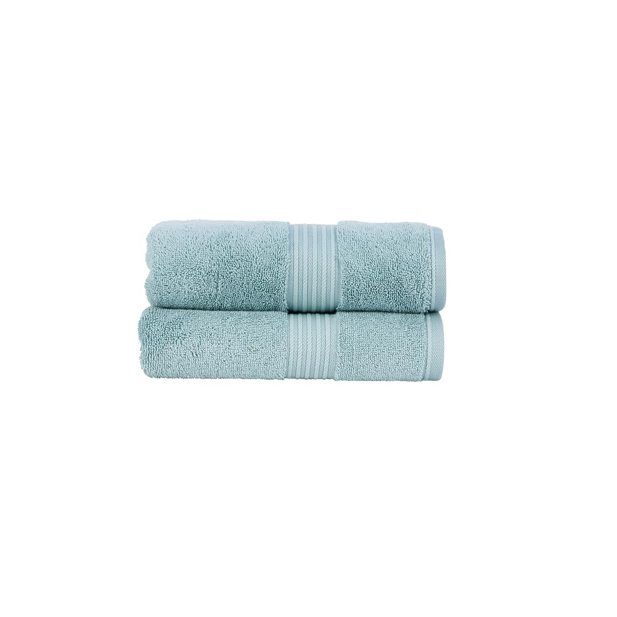Christy Supreme Hygro Hand Towels - 2 Pack - Mineral Blue Supima Cotton